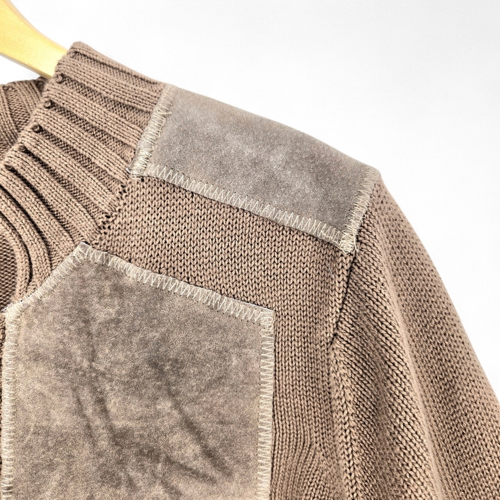 Jessica London  Sweater Jacket/cardigan. Tan, Suede, Size 18/20 - Picture 4 of 15